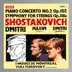 Shostakovich: Piano Concerto No. 2, Op. 102 & Symphony for Strings, Op. 118a album cover