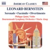 Bernstein: Serenade - Facsimile - Divertimento