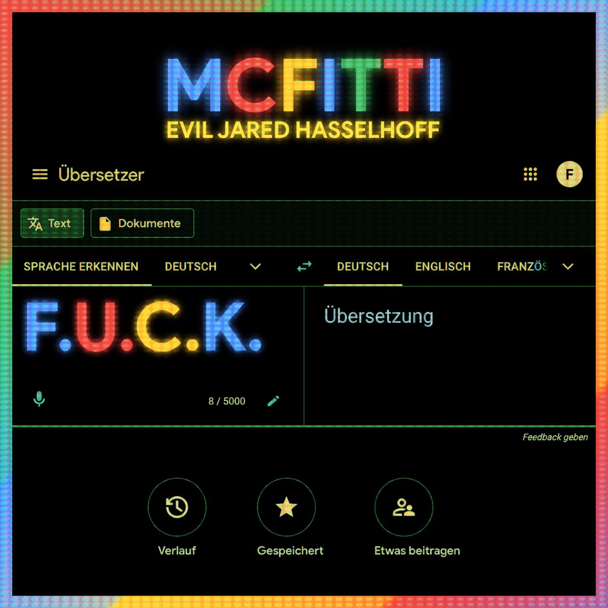 ‎fuck Foxtrott Uniform Charly Kilo Feat Evil Jared Hasselhoff Single By Mc Fitti On