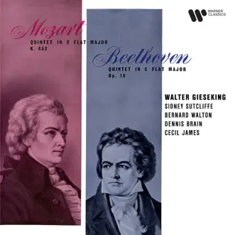 Mozart & Beethoven: Quintets for Piano and Winds by Cecil James, Bernard Walton, Dennis Brain, Sidney Sutcliffe & Walter Gieseking album reviews, ratings, credits