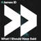 James iD - What I Should Have Said (Extended)