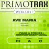 Ave Maria (Worship Primotrax) [Performance Tracks] - EP album lyrics, reviews, download