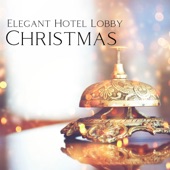 Elegant Hotel Lobby Christmas artwork