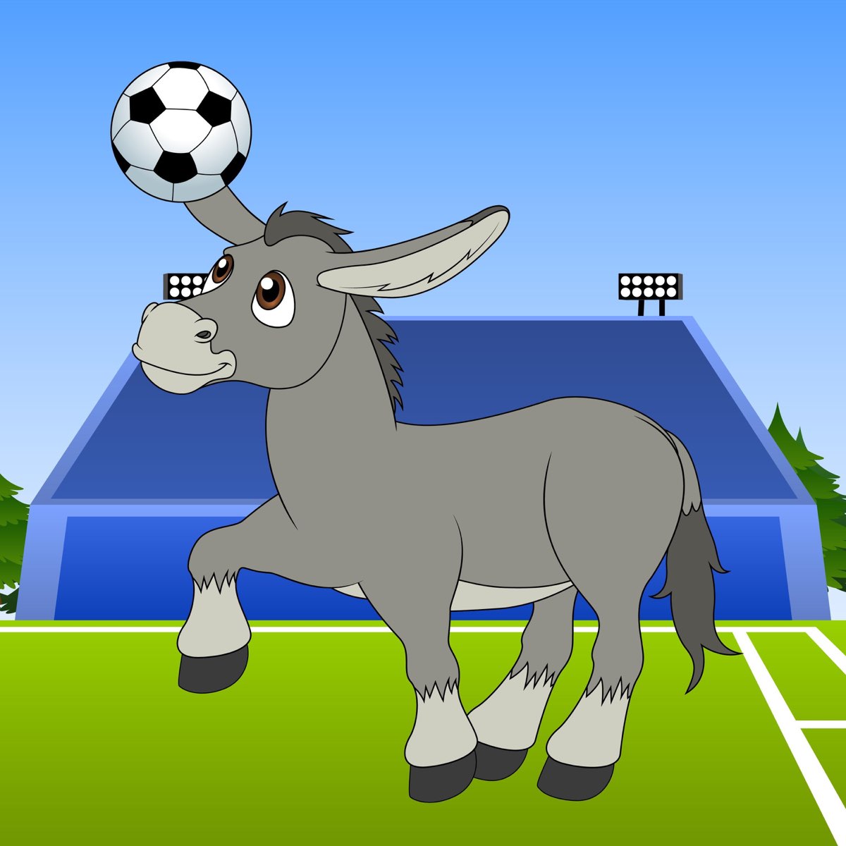 north branch donkey basketball clipart