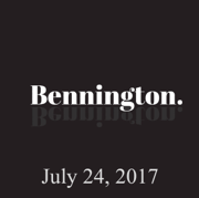 Bennington, Ian Fidance, July 24, 2017