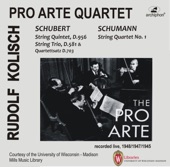 Kolisch-Pro Arte Rarities: Schubert & Schumann (Historical Recordings) artwork