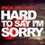 Aquagen-Hard to Say I'm Sorry (Klaas Remix)