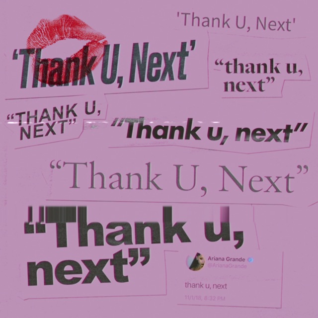 Ariana Grande & John Legend thank u, next - Single Album Cover