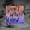 Stream & download Don't Wanna Know (feat. Kendrick Lamar) [BRAVVO Remix]