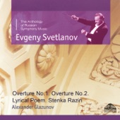 Glazunov: Overture No. 1, Overture No. 2, Lyrical Poem & Stenka Razin artwork