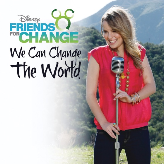 Cover artwork for We Can Change the World (feat. Bridgit Mendler)