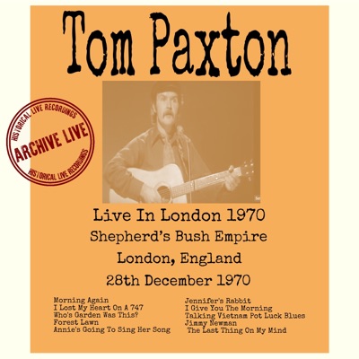 Live in London 1970 - Tom Paxton