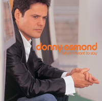 Donny Osmond - What I Meant to Say artwork