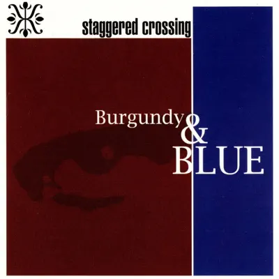 Burgundy & Blue - Staggered Crossing
