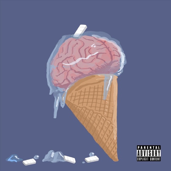 Cover artwork for Brainfreeze (feat. Lil Xan & $teven Cannon)