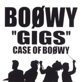 "GIGS" CASE OF BOØWY artwork