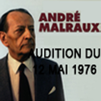 André Malraux - Audition du 12 mai 1976. Commission des libertés de l'Assemblée nationale artwork
