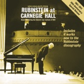 New Highlights from "Rubinstein at Carnegie Hall" - Recorded During the Historic 10 Recitals of 1961 artwork