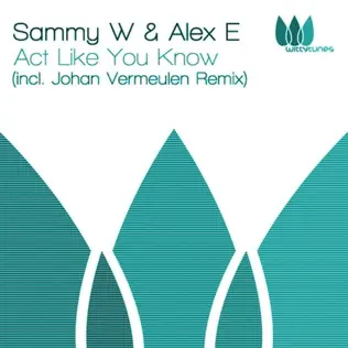 descargar álbum Sammy W & Alex E - Act Like You Know