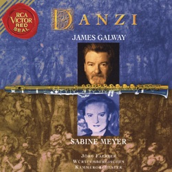 James Galway, Charles Gerhardt & National Philharmonic Orchestra - Concertante for Flute and Clarinet with Orchestra, Op. 41 in B: II. Largo