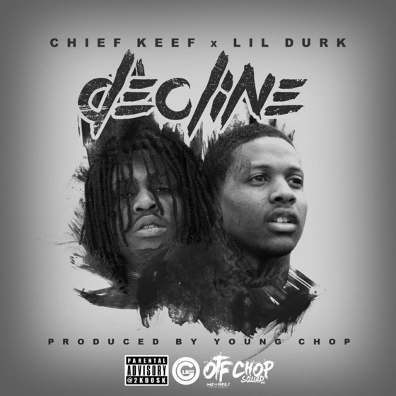Cover artwork for Decline (feat. Chief Keef)