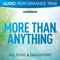 More Than Anything (Audio Performance Trax)