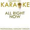 All Right Now (In the Style of Free) [Karaoke Version] - Single album lyrics, reviews, download