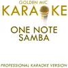 One Note Samba (In the Style of Antonio Carlos Jobim) [Karaoke Version] - Single album lyrics, reviews, download