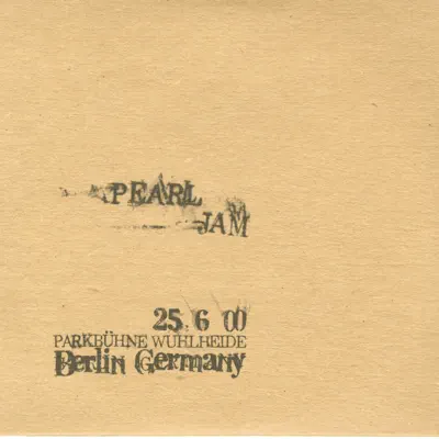 Berlin, DE 25-June-2000 (Live) - Pearl Jam