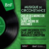 Chant grégorien: Fêtes de la Sainte Vierge & Immaculée conception (Mono Version) artwork