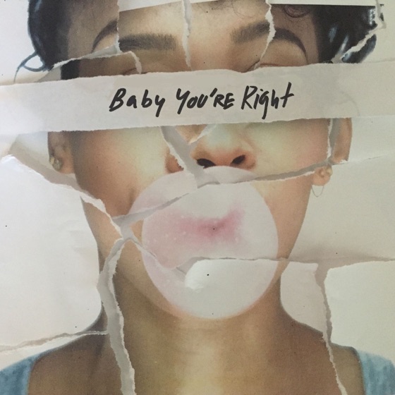 Cover artwork for Baby You're Right