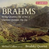 Brahms: String Quartet, Op. 51, No. 2 & Clarinet Quintet, Op. 115 artwork