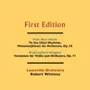 Paul Ben-Haim: To the Chief Musician, Metamorphoses for String Orchestra, Op. 55 - Wallingford Riegger: Variations for Violin and Orchestra, Op. 71 album lyrics, reviews, download