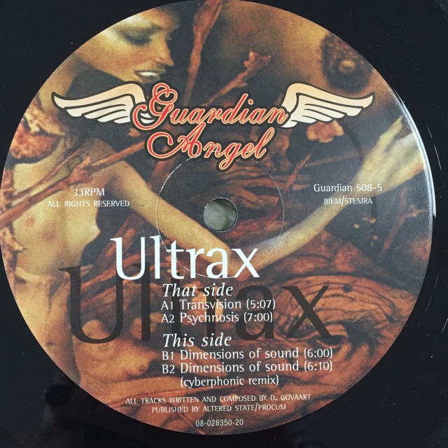 Ultrax Dimensions of Sound - EP Album Cover