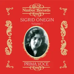 Sigrid Onegin Vol. 1 by Sigrid Onegin, Georg Kniestadt & Bruno Seidler-Winkler album reviews, ratings, credits