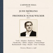 Jussi Björling at Carnegie Hall, New York City, March 2, 1958 artwork