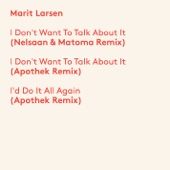 I Don't Want To Talk About It (Nelsaan & Matoma remix) artwork