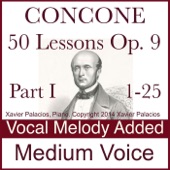 Concone 50 Lessons, Op. 9, Pt. I (1-25) Accompaniments With Melody Added. for Medium Voice artwork