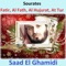 Sourate Fatir - Saad El Ghamidi lyrics
