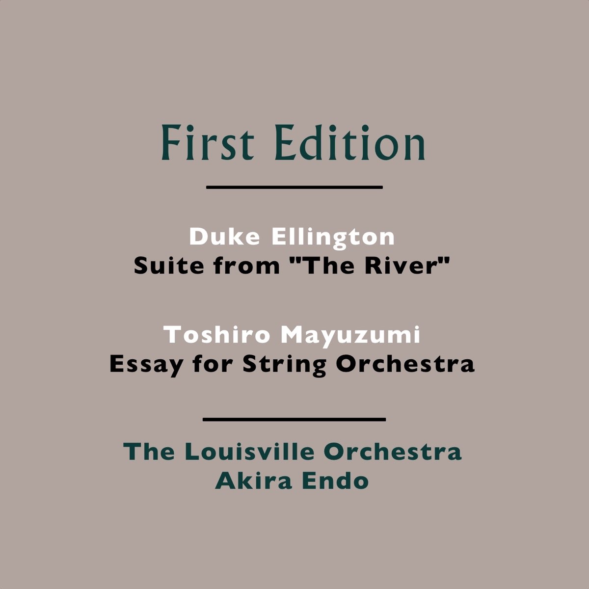 ‎Apple Music 上The Louisville Orchestra & Akira Endo的专辑《Duke Ellington