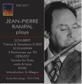 Jean-Pierre Rampal Plays Schubert, Schumann & Debussy (Studio Recordings 1951, 1955 & 1958) artwork