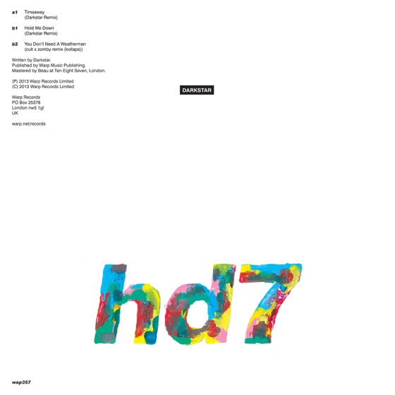 Cover artwork for Timeaway (Darkstar Remix)