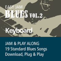 Easy Jam - Easy Jam Blues, Vol.2 - Keyboards (Jam & Play Along, 19 Standard Blues Songs) artwork