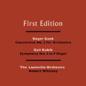 Roger Goeb: Concertino No. 2 for Orchestra - Gail Kubik: Symphony No. 2 in F Major artwork