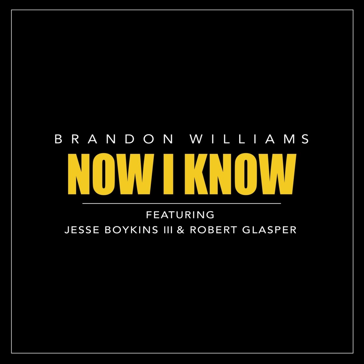 Will now. Now i know. Now one knows. Robert Glasper - why we speak (feat. Q-Tip & Esperanza Spalding).