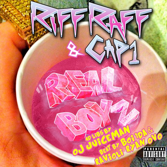 Cover artwork for "Real Boyz" (feat. Cap1 & Oj da Juiceman)
