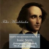 Felix Mendelssohn: Concert for Violin and Orchestra in E Minor, Op. 64 - EP artwork