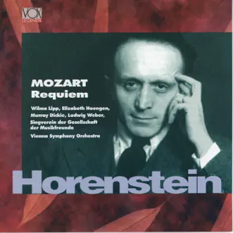 Mozart: Requiem in D Minor, K. 626 by Murray Dickie, Wilma Lipp, Ludwig Weber, Elisabeth Hongen, Jascha Horenstein, Wiener Singverein & Vienna Symphony album reviews, ratings, credits