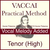 Vaccai Practical Vocal Method Accompaniments with Melody Added: Tenor (High) artwork