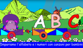 Impariamo l'alfabeto e I numeri con canzoni per bambini - Yleekids